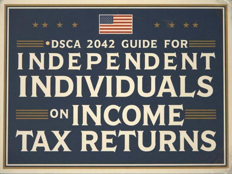 Case DSCA 2042 : guide pour les indépendants sur la déclaration des revenus