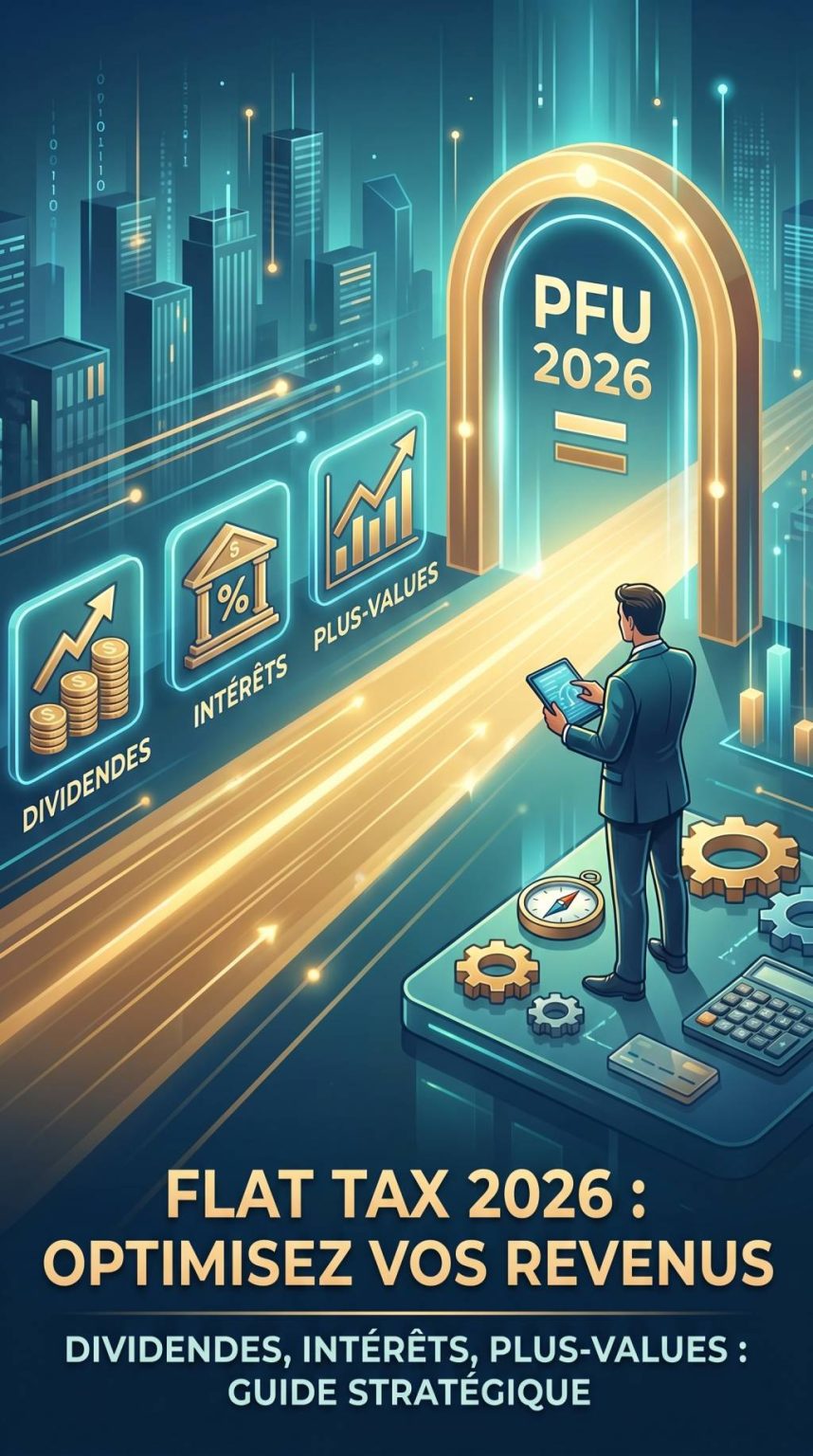 Flat tax en 2026 : comment optimiser l’imposition de vos dividendes, intérêts et plus-values ?