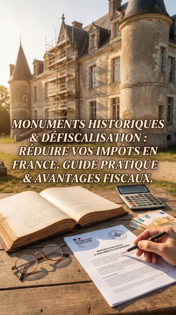 Monuments historiques et défiscalisation : comment réduire ses impôts en France