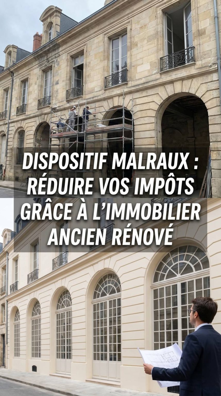 Malraux dispositif : réduire ses impôts grâce à l’immobilier ancien rénové