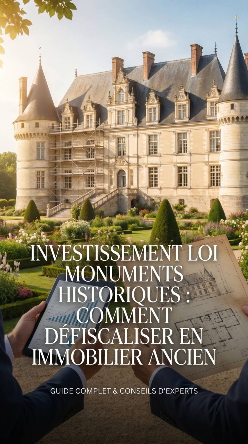 Investissement loi monuments historiques : comment défiscaliser en immobilier ancien Investissement loi monuments historiques : comment défiscaliser en immobilier ancien